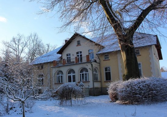 Das Gutshaus im Winter Das Gutshaus im Winter