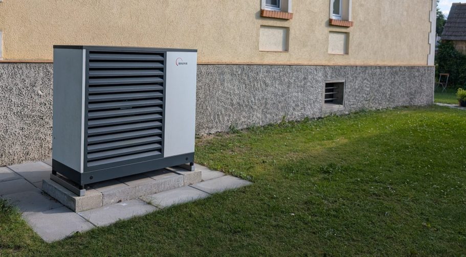 Wärmepumpe am Gutshaus