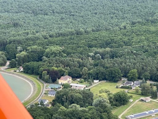 Luftbild vom Gutshaus mit Umgebung Luftbild vom Gutshaus mit Umgebung